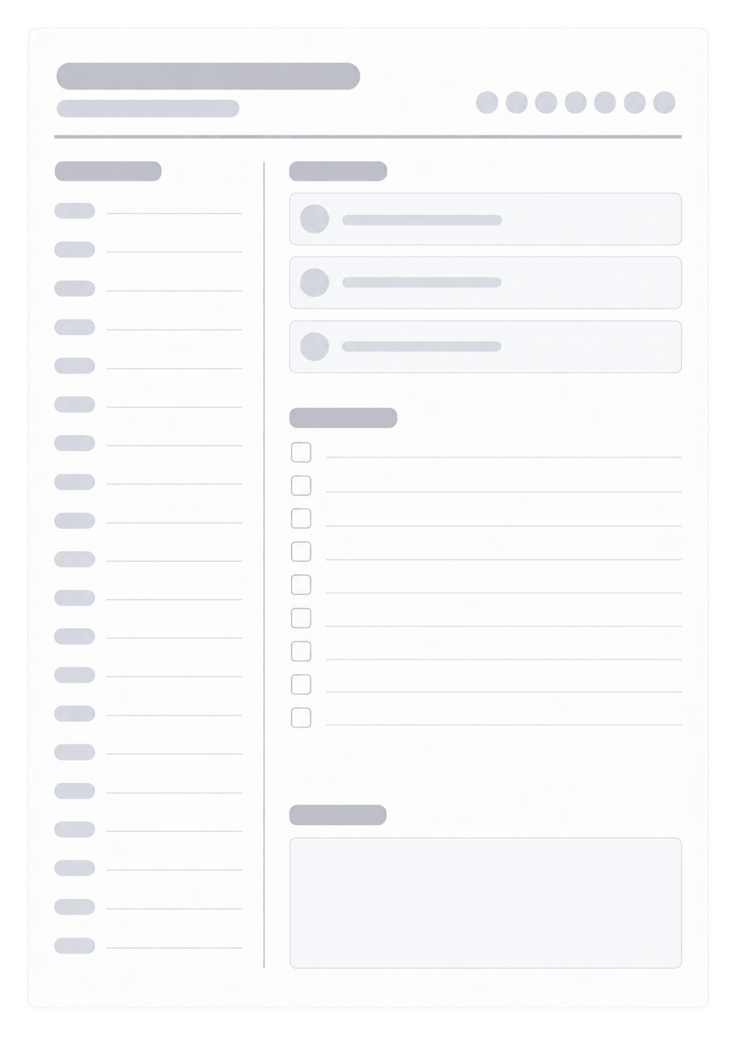 Daily Planner printable layout preview