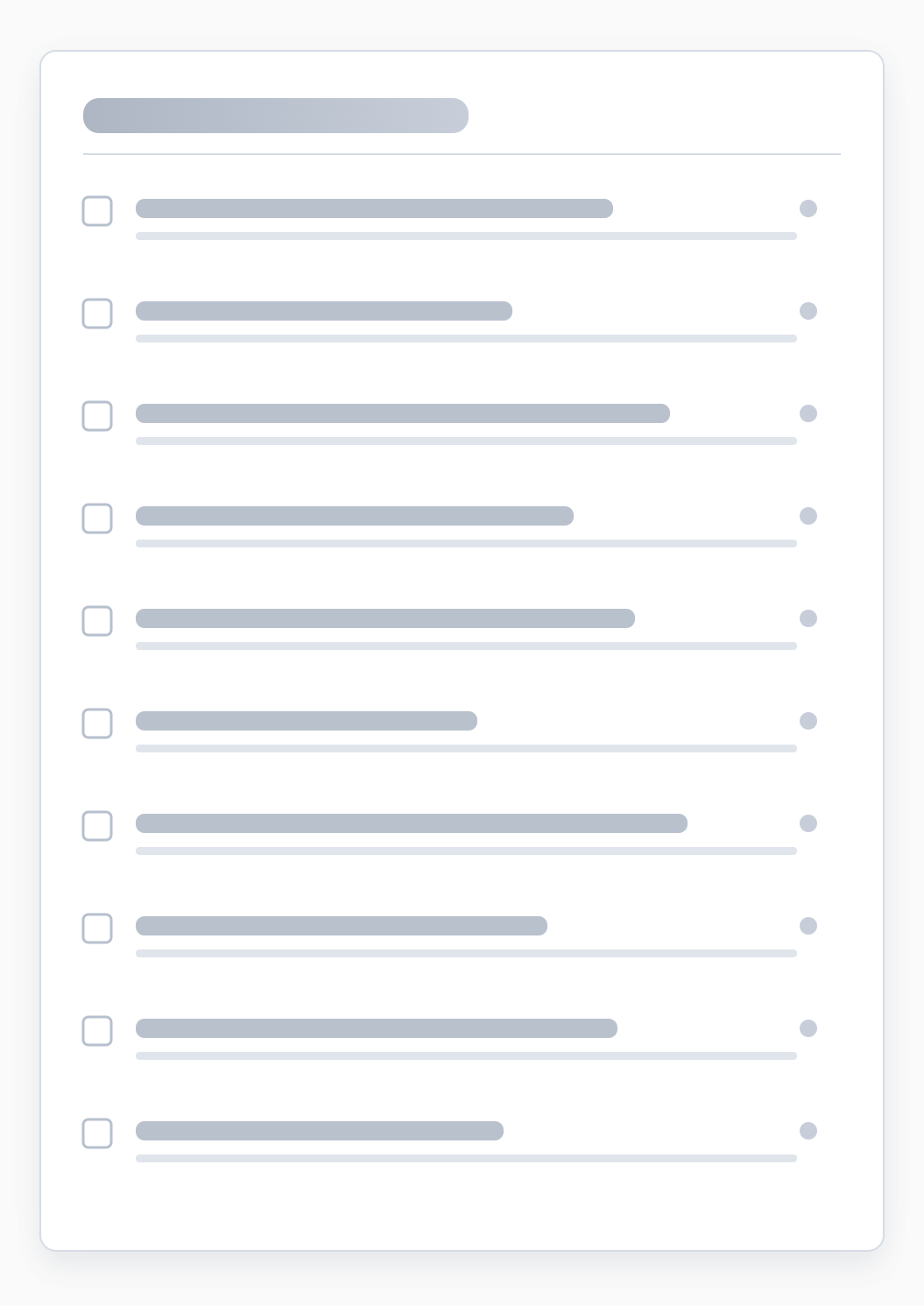 Todo List Generator