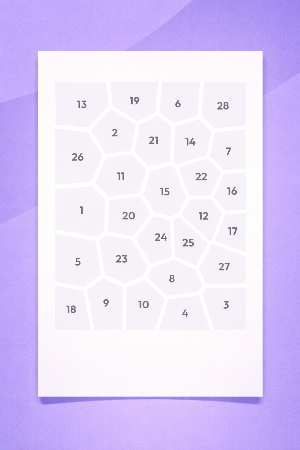 Voronoi Monthly Planner