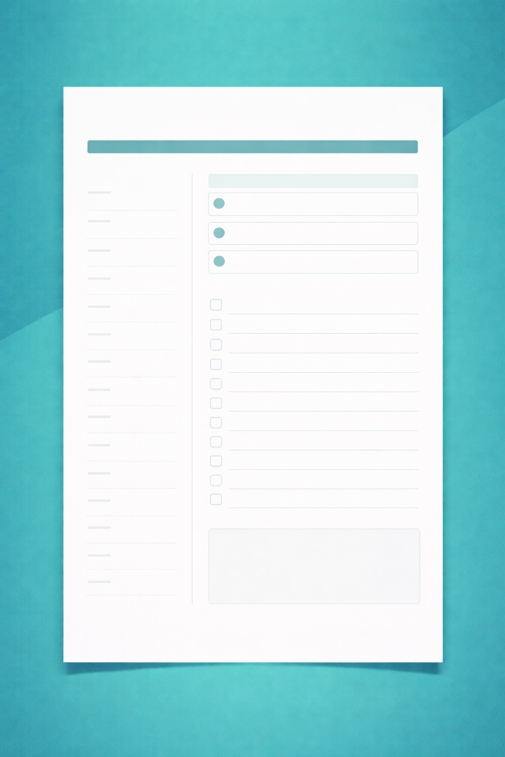Daily Planner Generator